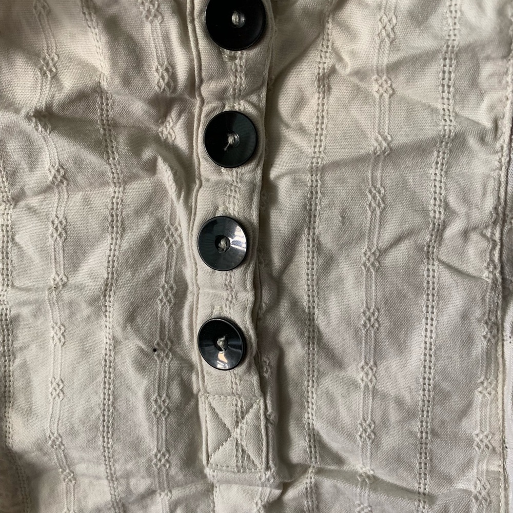 2/$50 Little Yellow Button Top - Picture 2 of 10